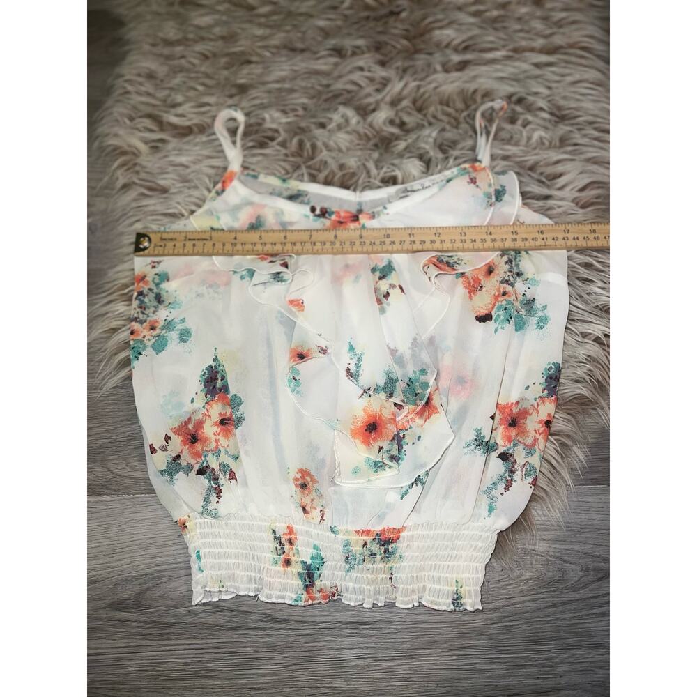American rags women’s ruff floral tank top - Picture 6 of 9